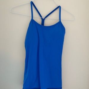 Lululemon blue workout top